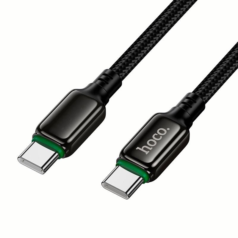 Кабель HOCO C to C Exceed charging data cable X127 |1m, 60W| black (6942007675611) Черный на картинке №5