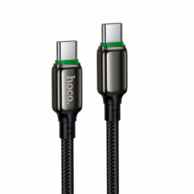 Кабель HOCO C to C Exceed charging data cable X127 |1m, 60W| black (6942007675611) Черный на картинке №9