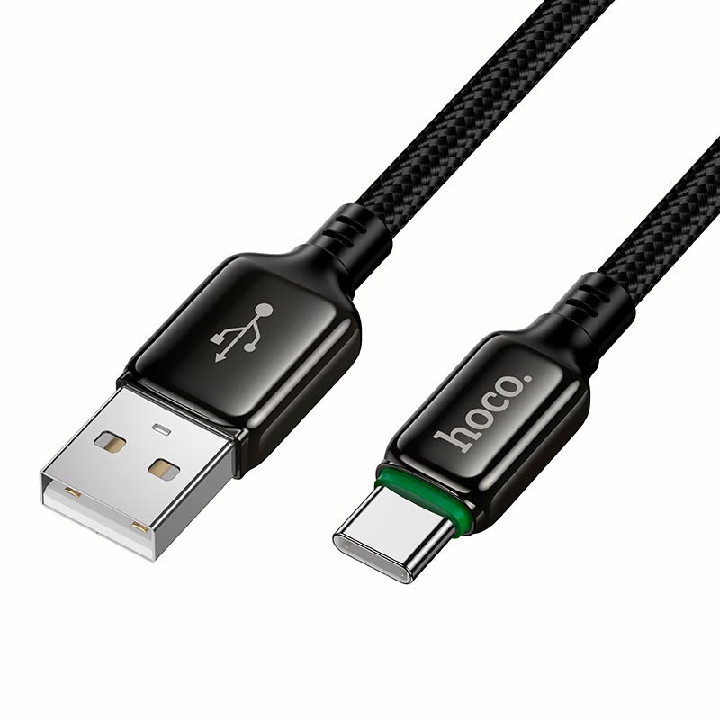 Кабель HOCO Type-C Exceed charging data cable X127 |1m, 36W| black (6942007675604) Черный на картинке №5