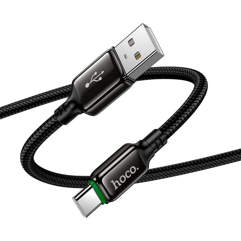 Кабель HOCO Type-C Exceed charging data cable X127 |1m, 36W| black (6942007675604) Черный на картинке №6