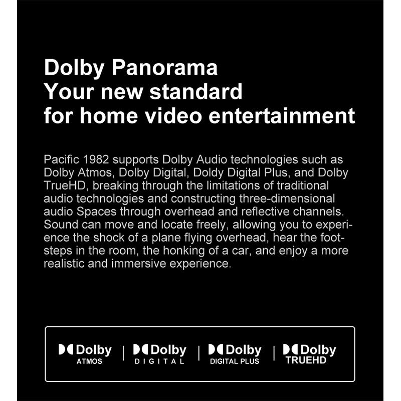 Акустика Xdobo (Soundbar support Dolby atmos) |BT5.3+EDR, 500W Peak, HDMI/Optical Fibre/ USB/ AUX/Coaxial| black (Pacific 1982) Черный на картинке №17