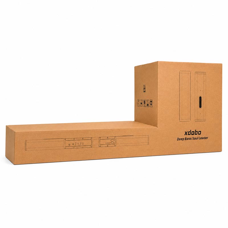 Акустика Xdobo (Soundbar support Dolby atmos) |BT5.3+EDR, 500W Peak, HDMI/Optical Fibre/ USB/ AUX/Coaxial| black (Pacific 1982) Черный на картинке №3