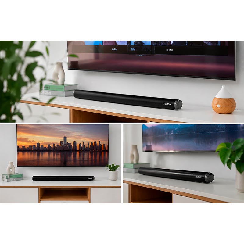 Акустика Xdobo Soundbar 1978II |BT5.3+EDR, 80W, HDMI/Optical/ USB/ AUX/Coaxial| black (Home 1978 ii(Soundbar)) Черный на картинке №4