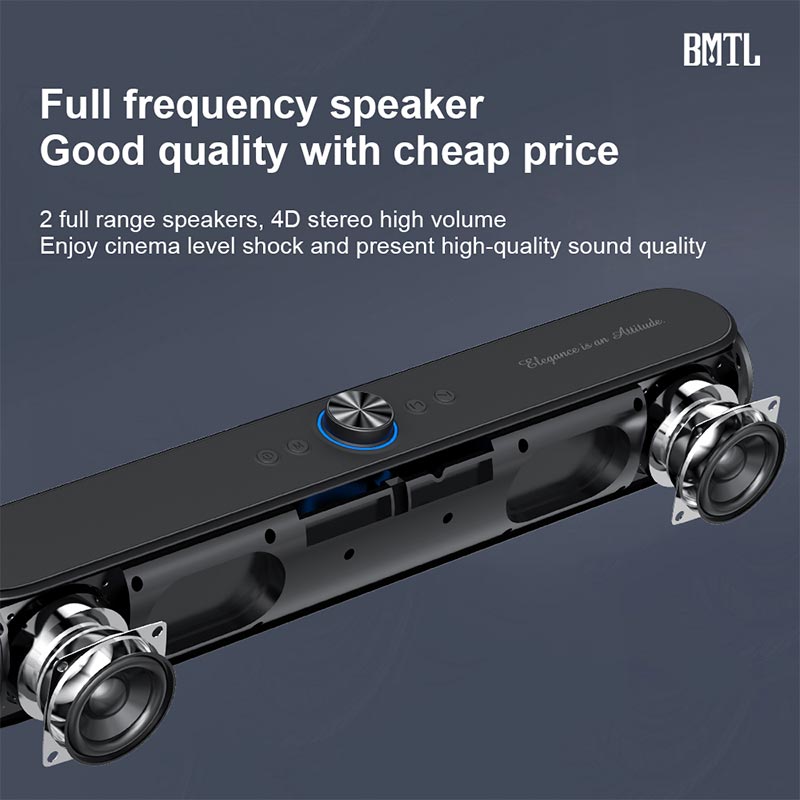 Акустика Xdobo Elegance Bar (Mini soundbar) |BT5.3, 16W, TF, 6-7h| black (Elegance Bar(Mini soundba) Черный на картинке №7