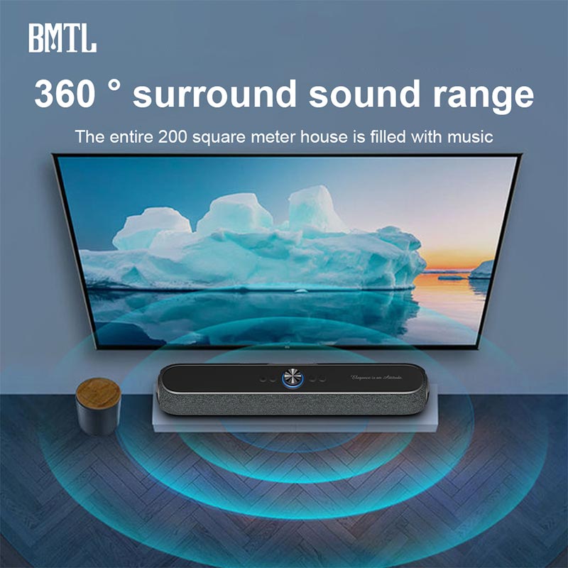 Акустика Xdobo Elegance Bar (Mini soundbar) |BT5.3, 16W, TF, 6-7h| black (Elegance Bar(Mini soundba) Черный на картинке №9