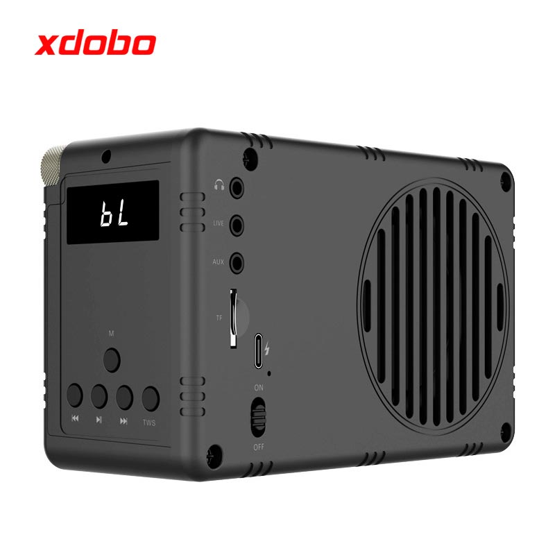 Акустика Xdobo IPX5 |BT5.3, 40W, AUX/TF, 10h| black (HIFI 2015) Черный на картинке №11