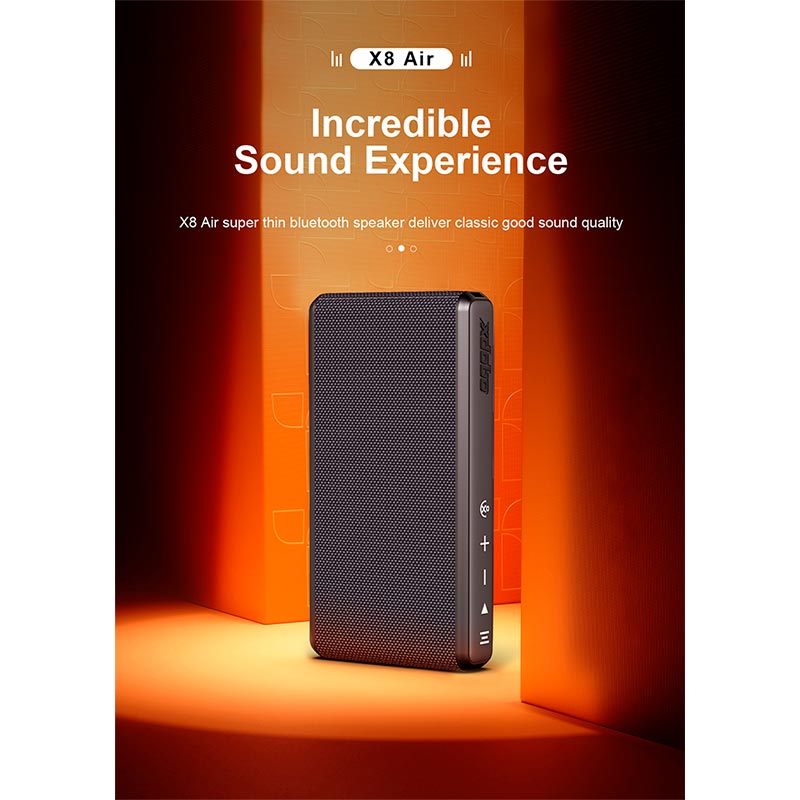 Акустика Xdobo IPX5 |BT5.3, 10W, AUX, 8h| black (X8 Air) Черный на картинке №8