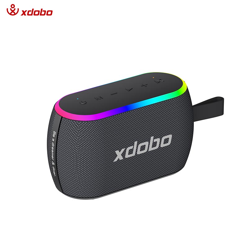 Акустика Xdobo IPX6 |BT5.3, 30W, USB/AUX/TF, 13h| black (X8 Mini II) Черный на картинке №5