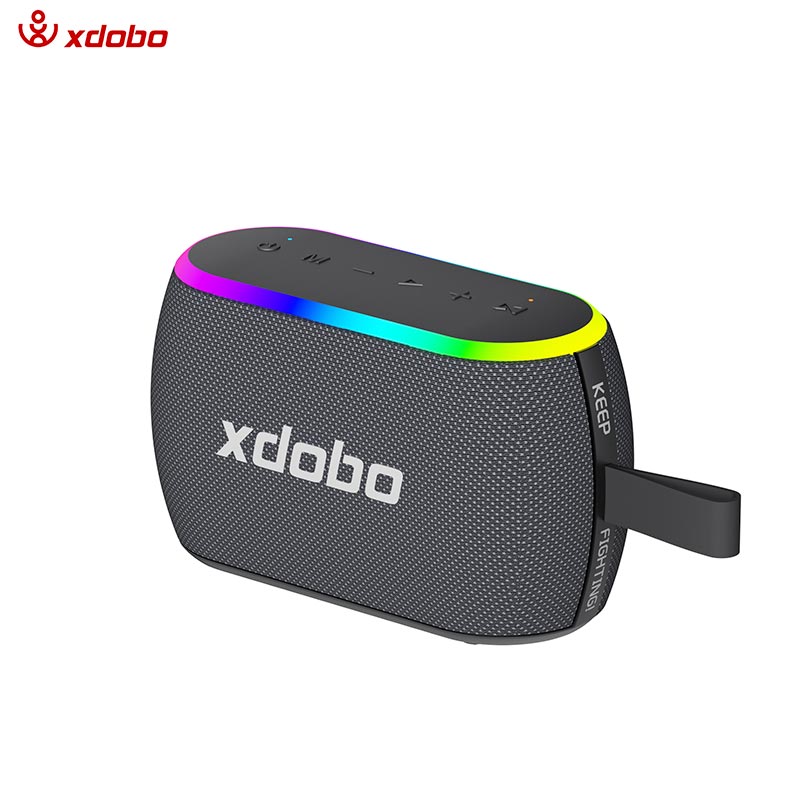 Акустика Xdobo IPX6 |BT5.3, 30W, USB/AUX/TF, 13h| black (X8 Mini II) Черный на картинке №6