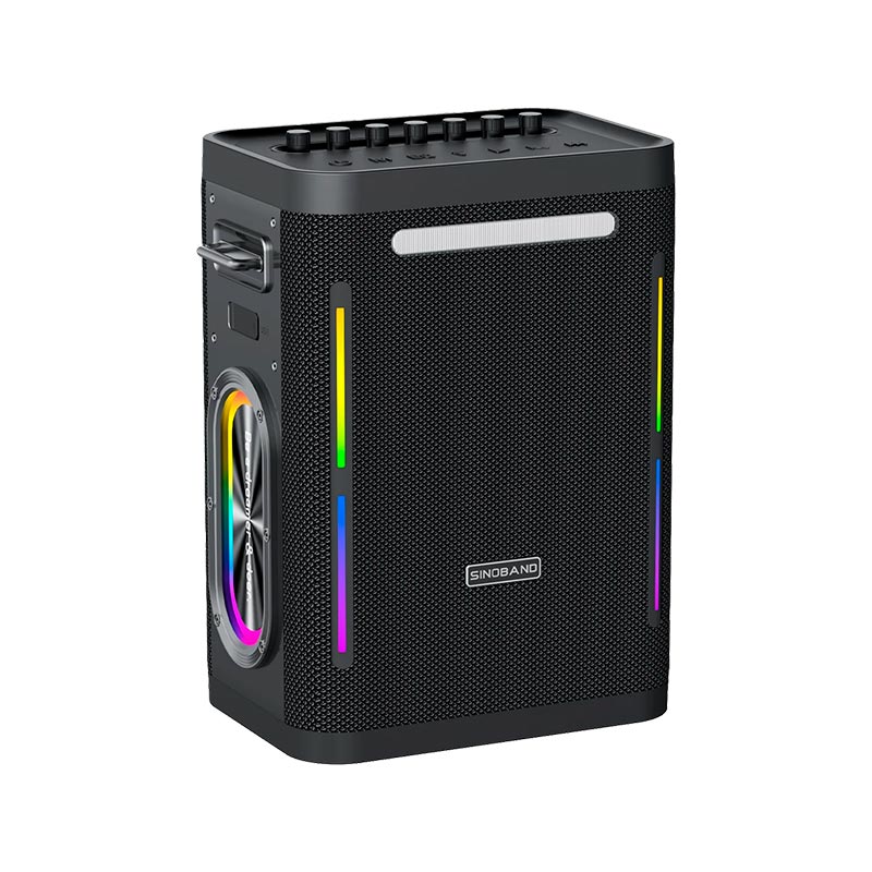 Акустика-караоке Xdobo Party 1981 II (with 2 MIC) |BT5.3, 300W, AUX/TF/USB, 65W/5A input power, 20h| black (Party 1981 II(with 2 MIC)) Черный на картинке №4
