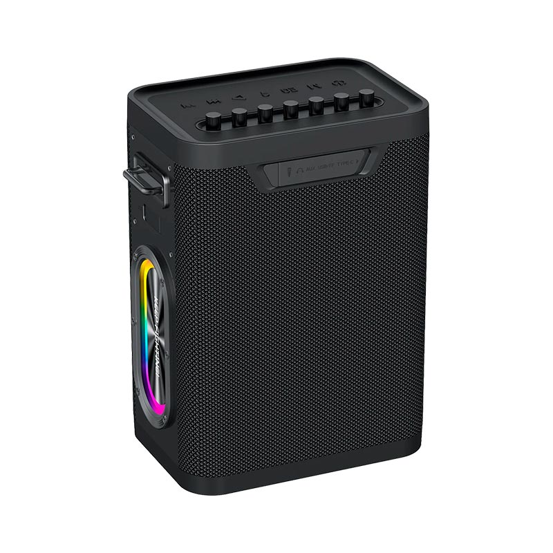Акустика-караоке Xdobo Party 1981 II (with 2 MIC) |BT5.3, 300W, AUX/TF/USB, 65W/5A input power, 20h| black (Party 1981 II(with 2 MIC)) Черный на картинке №5