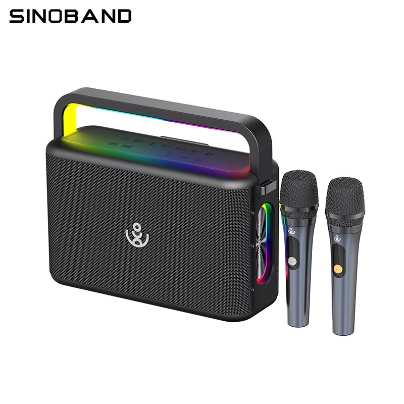Акустика-караоке Xdobo Nuts (with 2 MIC) |BT5.3, 120W, USB/AUX/TF, 20h| black (Nuts(with 2 MIC)) Черный на картинке №2