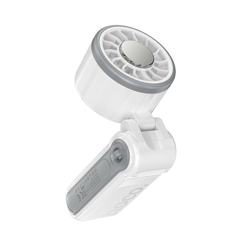 Вентилятор HOCO Ice pack series lightweight foldable fan HX604 |6.5h Max, 3 Levels, 60dB| white (6942007678537) Белый на картинке №9
