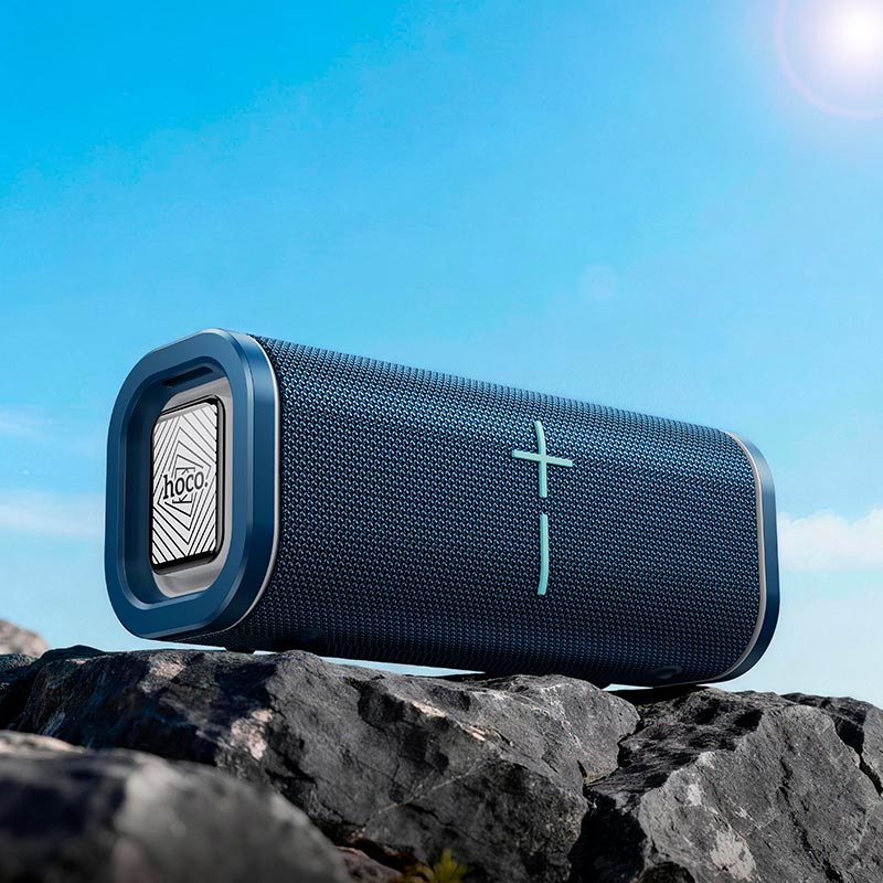 Акустика HOCO Soul sports BT speaker HC51 IPX4 |BT6.0, AUX/TF/USB, 30W, 3h, TWS| black (6942007680608) Черный на картинке №4