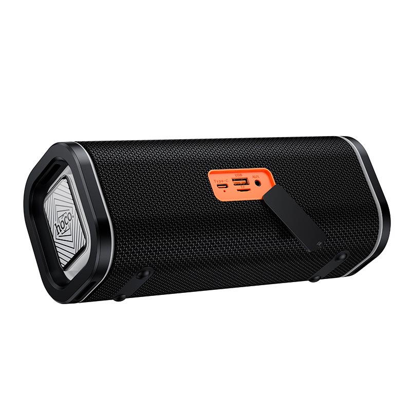 Акустика HOCO Soul sports BT speaker HC51 IPX4 |BT6.0, AUX/TF/USB, 30W, 3h, TWS| black (6942007680608) Черный на картинке №6
