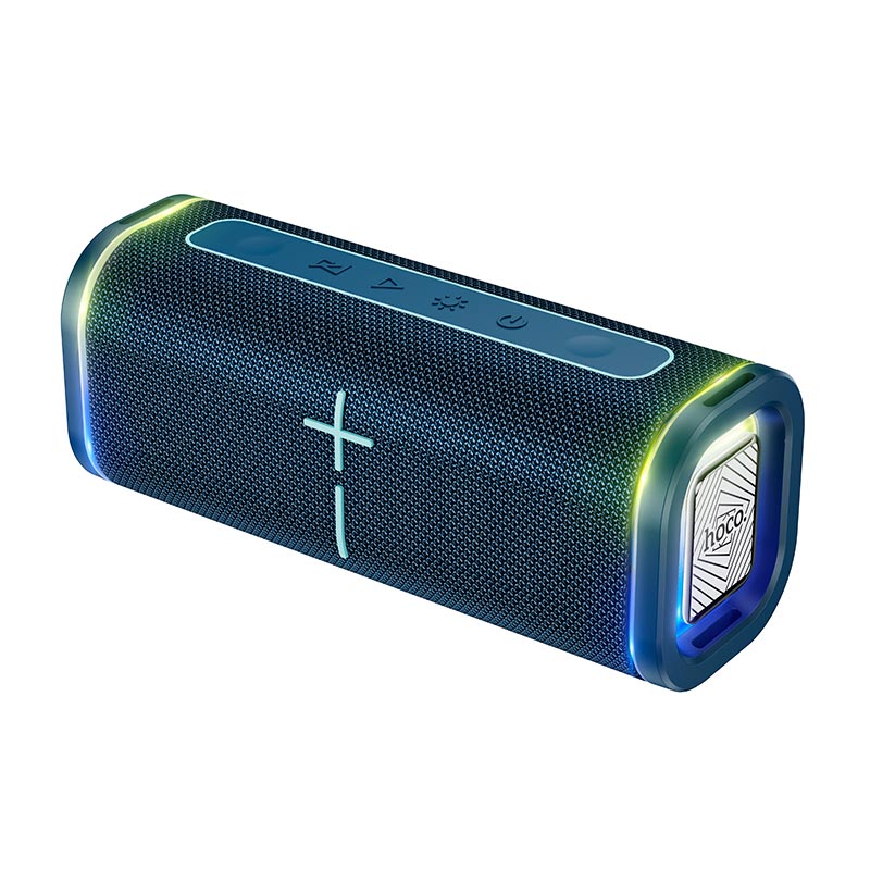 Акустика HOCO Soul sports BT speaker HC51 IPX4 |BT6.0, AUX/TF/USB, 30W, 3h, TWS| blue (6942007680615) Синий на картинке №1