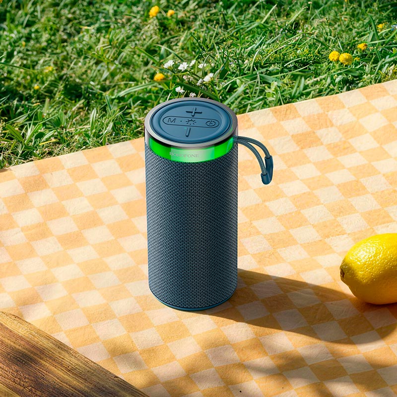 Акустика BOROFONE Loud BT speaker BR105 |BT5.4, AUX/TF/USB/FM, 30W, 5h, TWS| grey (6941991127540) Серый на картинке №5