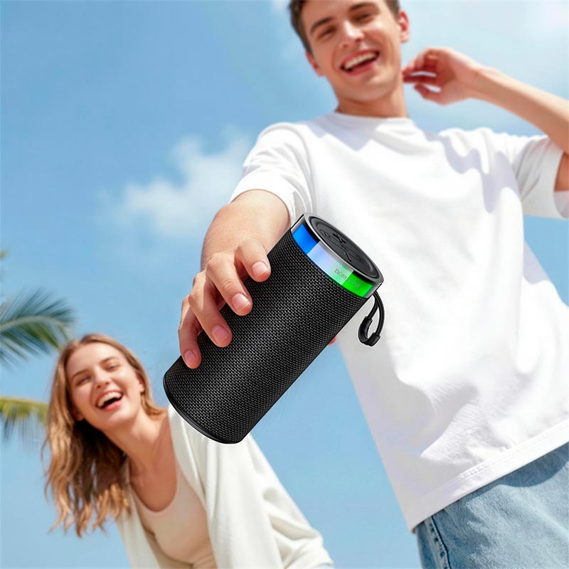 Акустика BOROFONE Loud BT speaker BR105 |BT5.4, AUX/TF/USB/FM, 30W, 5h, TWS| grey (6941991127540) Серый на картинке №6
