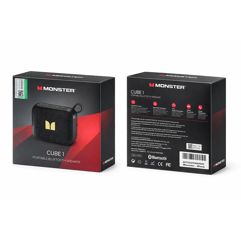 Акустика Monster Cube 1 D135 (MS62113) IPX7 |BT5.4, 6/12W| blue (129823-08) Синий на картинке №3