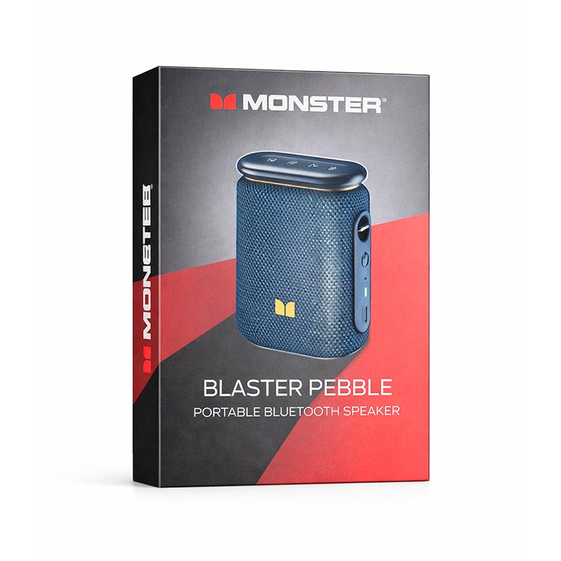Акустика Monster Blaster Pebble D139 (MS62131) IPX5 |BT5.4, 6/12W| red (129837-02) Красный на картинке №24