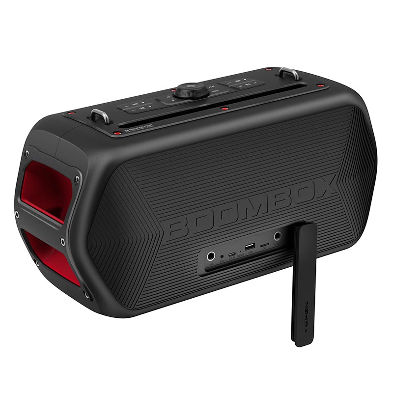 Акустика Monster Musicbox Go (with 2 microphones) M176 (MS22132) IPX5 |BT5.3, 80W, USB/AUX/TF, 2.5-4.5h| black (129796-05) Черный на картинке №6