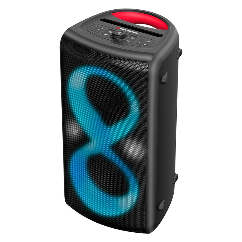 Акустика-караоке Monster Cycle Plus (with 2 microphones) M177 (MS22120) |BT5.3, 120/240W, USB/AUX/TF, 2.5-6.5h| black (129805-02) Черный на картинке №2
