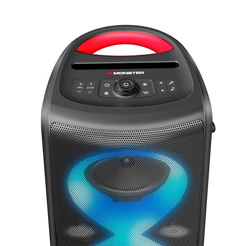 Акустика-караоке Monster Cycle Plus (with 2 microphones) M177 (MS22120) |BT5.3, 120/240W, USB/AUX/TF, 2.5-6.5h| black (129805-02) Черный на картинке №7