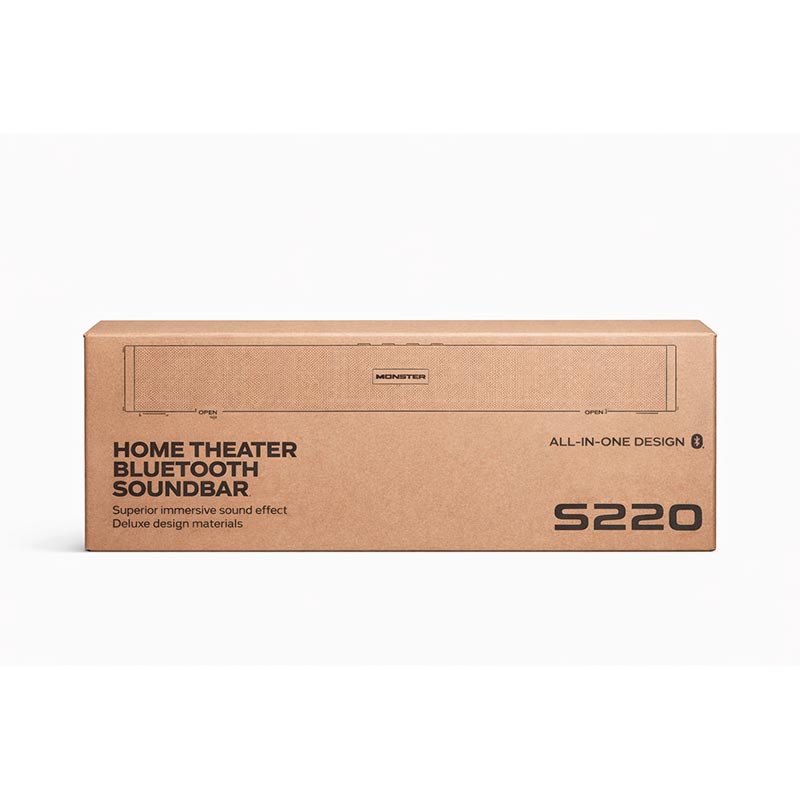 Акустика Monster S220 S19 (MS62127) |BT5.4, 40W, 12h| black (129827-01) Чорний на малюнкі №3