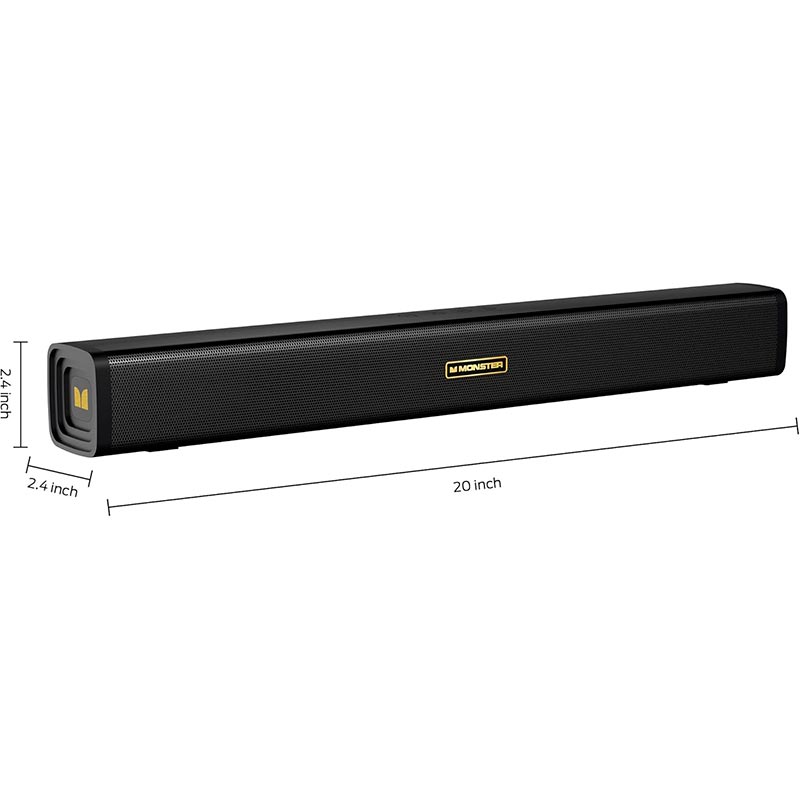 Акустика Monster S220 S19 (MS62127) |BT5.4, 40W, 12h| black (129827-01) Чорний на малюнкі №8
