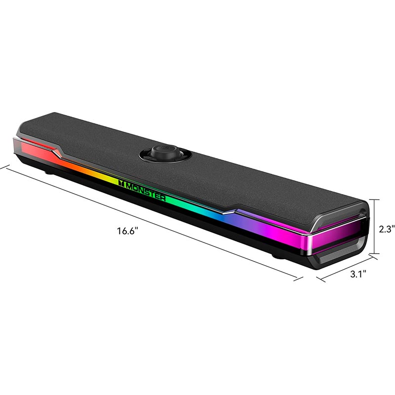 Акустика Monster S330 S50 (MS62149) |BT6.0, 5Wx2, 4-5h| black (129862-02) Чорний на малюнкі №4