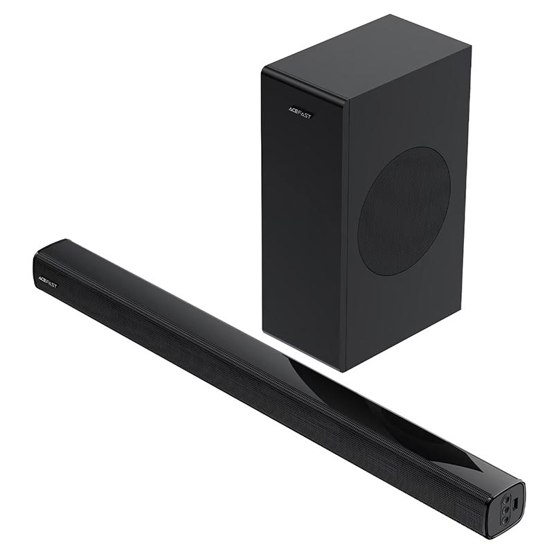 Акустика ACEFAST K6 Pro 2.1 channel sound system |BT5.4, 200W, USB/AUX/TV ARC| black (6974316286592) Черный на картинке №2