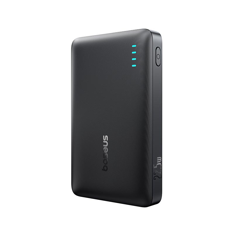 УМБ Baseus EnerFill Power Bank FP21 10000mAh |2Type-C/1USB, 22.5W/3A, PD/QC| black (P1008210D123-00) Черный на картинке №1