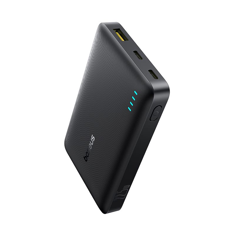 УМБ Baseus EnerFill Power Bank FP21 10000mAh |2Type-C/1USB, 22.5W/3A, PD/QC| black (P1008210D123-00) Черный на картинке №11