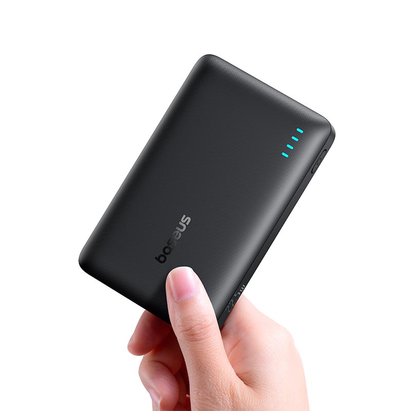 УМБ Baseus EnerFill Power Bank FP21 10000mAh |2Type-C/1USB, 22.5W/3A, PD/QC| black (P1008210D123-00) Черный на картинке №12