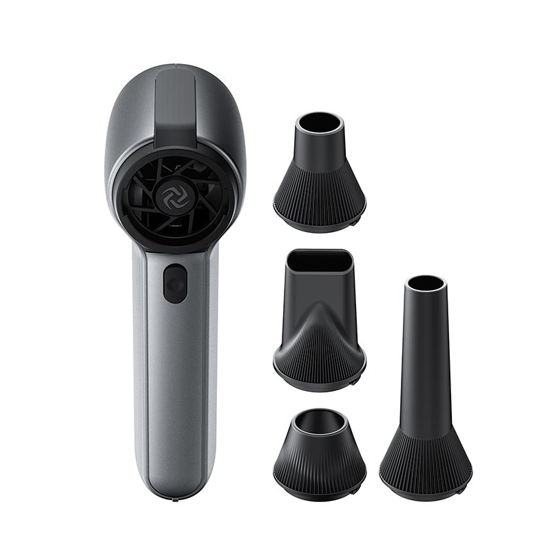 Портативный вентилятор Acefast powerful handheld fan YF3 |3 speed, 19min-4.5h| grey (6974316286714) Серый на картинке №8