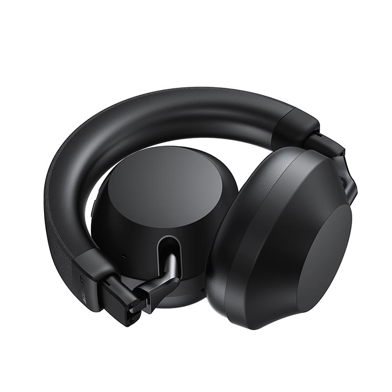 Наушники Acefast hybrid ANC wireless headset H14 |BT6.0, 50/80H, AUX, App| black (6974316286264) Черный на картинке №5