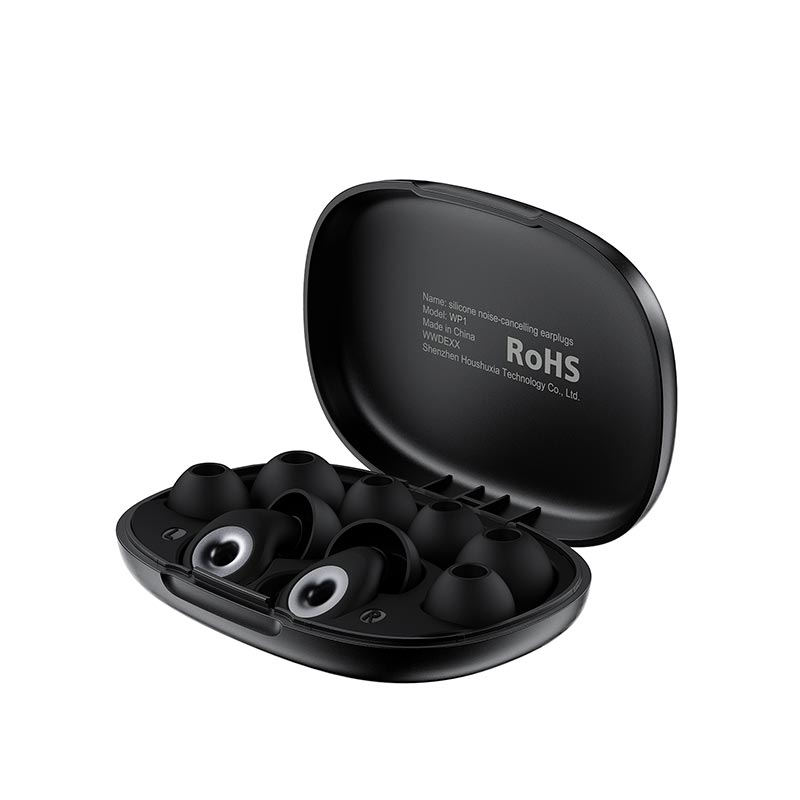Беруши Acefast silicone noise-cancelling earplugs WP1 | -48dB, ipx8| black (6974316286608) Черный на картинке №7