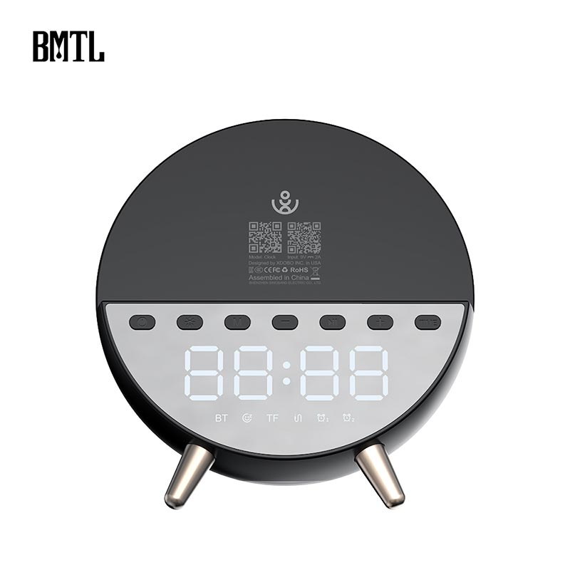 Акустика-годинник Xdobo BMTL Clock |BT5.3, TF/AUX, 4W, 3-4h| black (Wake 1983 MAX) Чорний на малюнкі №7