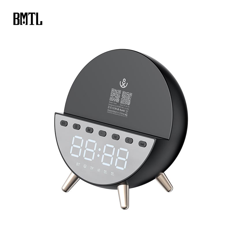 Акустика-годинник Xdobo BMTL Clock |BT5.3, TF/AUX, 4W, 3-4h| black (Wake 1983 MAX) Чорний на малюнкі №8