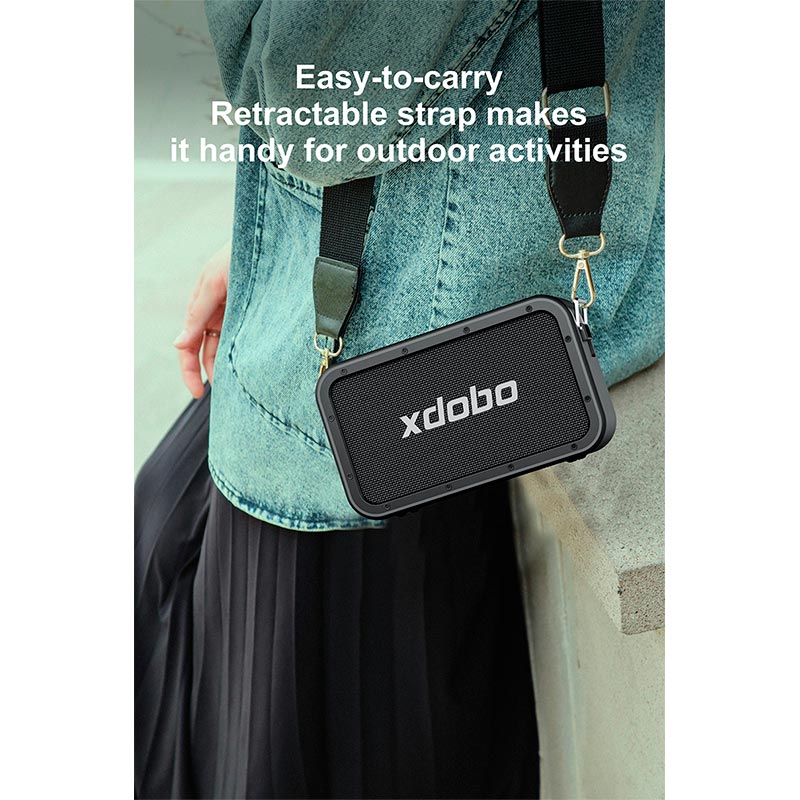 Акустика Xdobo 1983 MAX IPX5 |BT5.3, USB/TF/AUX, 120W, TWS, 20h Max| black (Wake 1983 MAX) Чорний на малюнкі №14