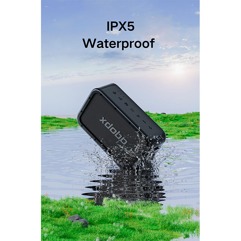 Акустика Xdobo 1983 MAX IPX5 |BT5.3, USB/TF/AUX, 120W, TWS, 20h Max| black (Wake 1983 MAX) Чорний на малюнкі №15