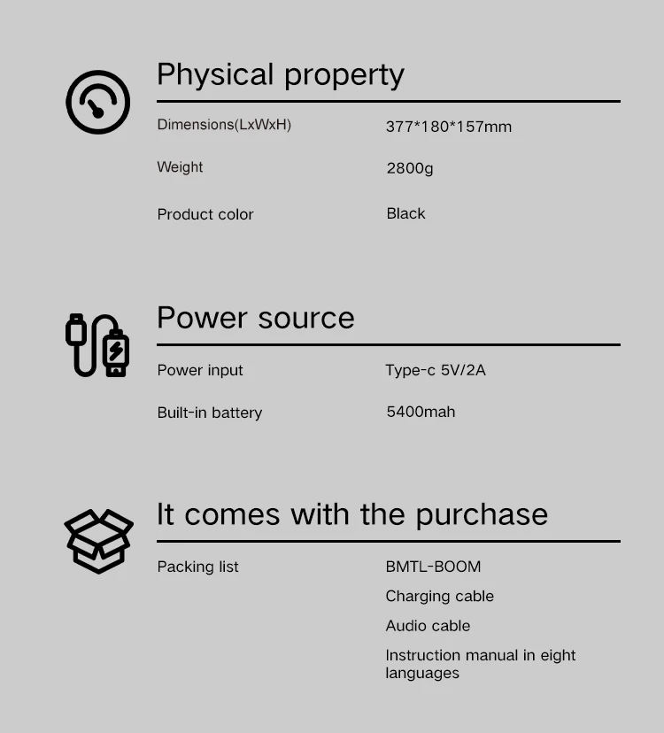 Потужна портативна колонка bluetooth Xdobo BMTL BOOM IPX6 Black Фото №10