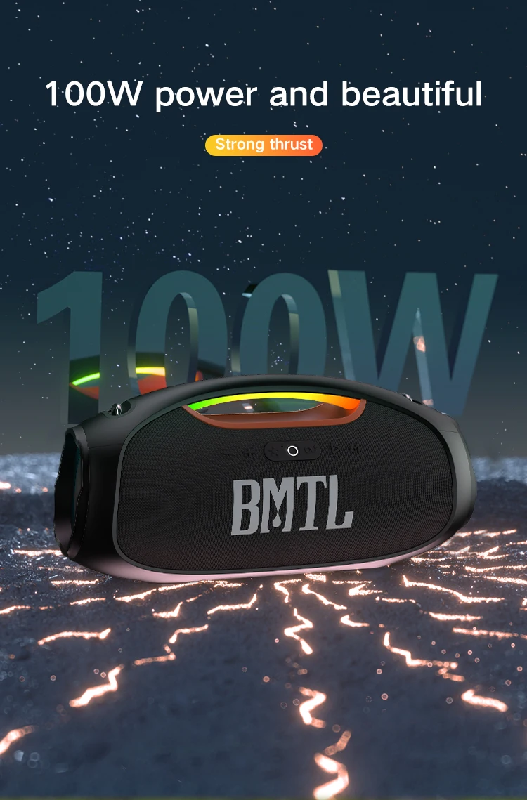 Потужна портативна колонка bluetooth Xdobo BMTL BOOM IPX6 Black Фото №3