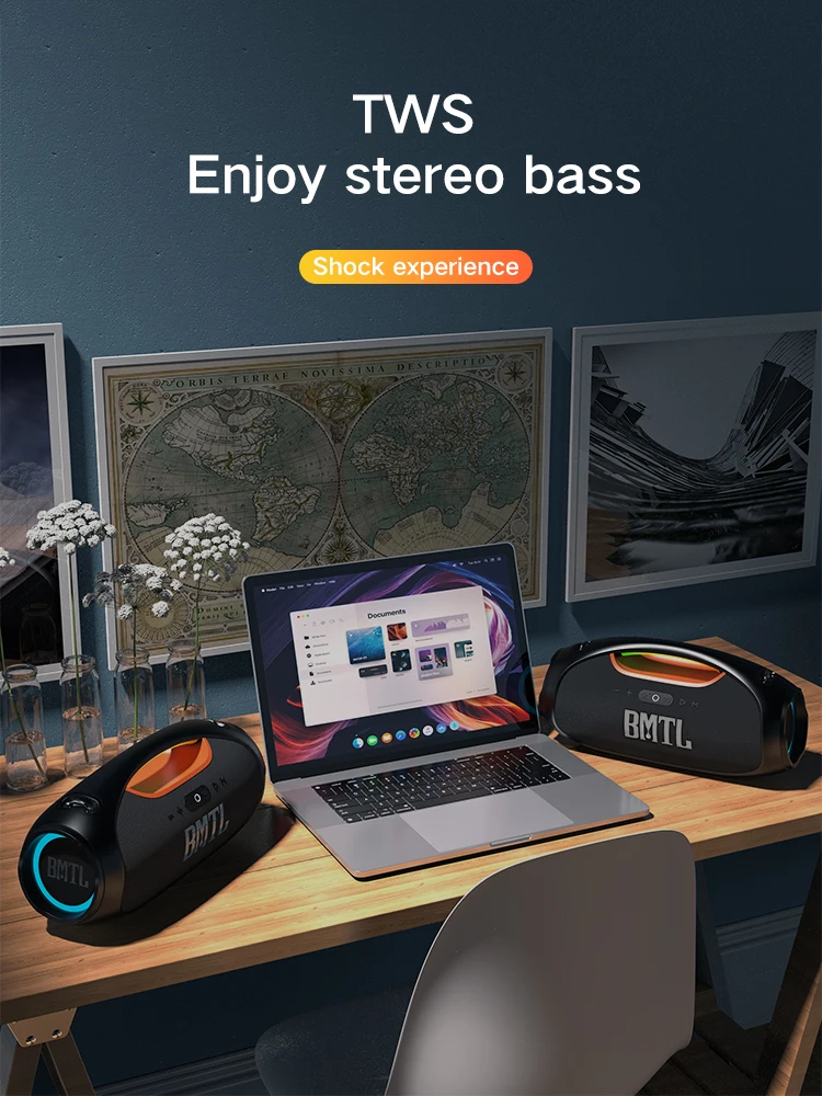 Потужна портативна колонка bluetooth Xdobo BMTL BOOM IPX6 Black Фото №5