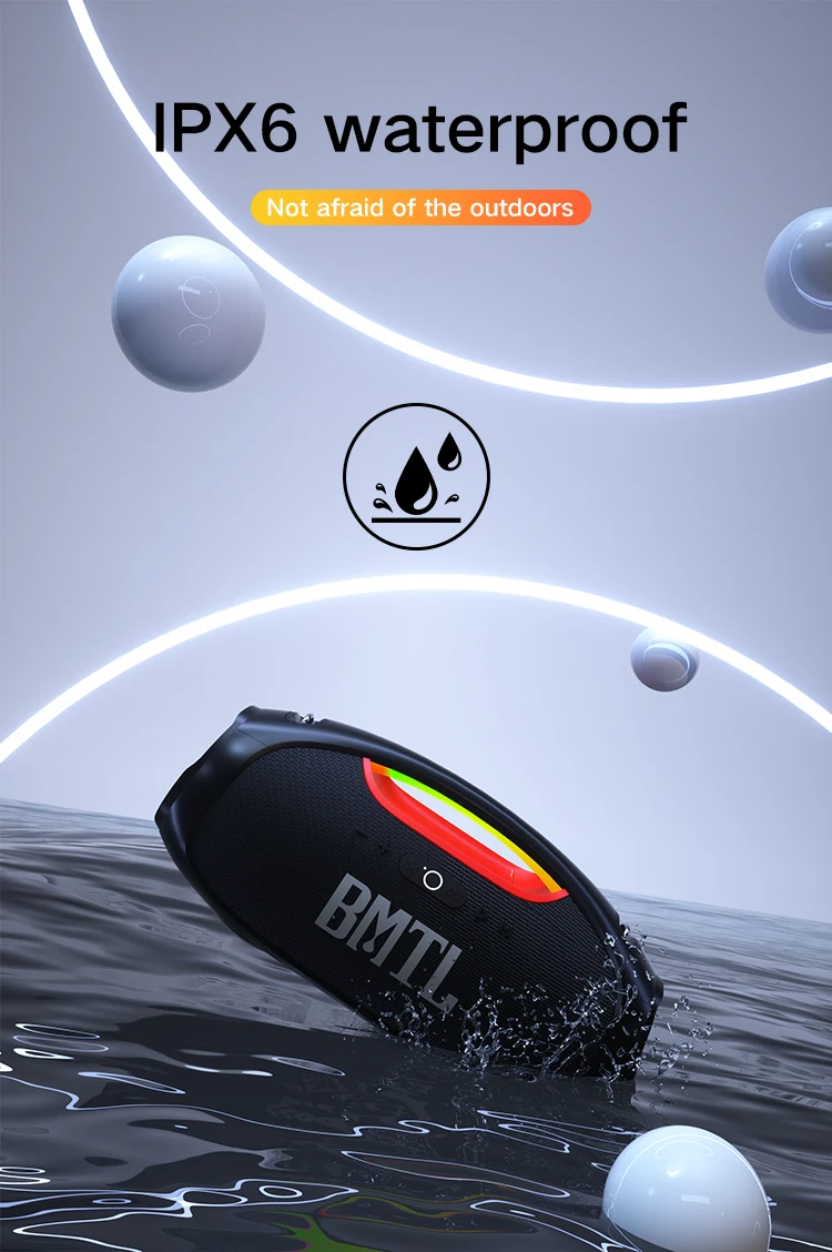 Потужна портативна колонка bluetooth Xdobo BMTL BOOM IPX6 Black Фото №7