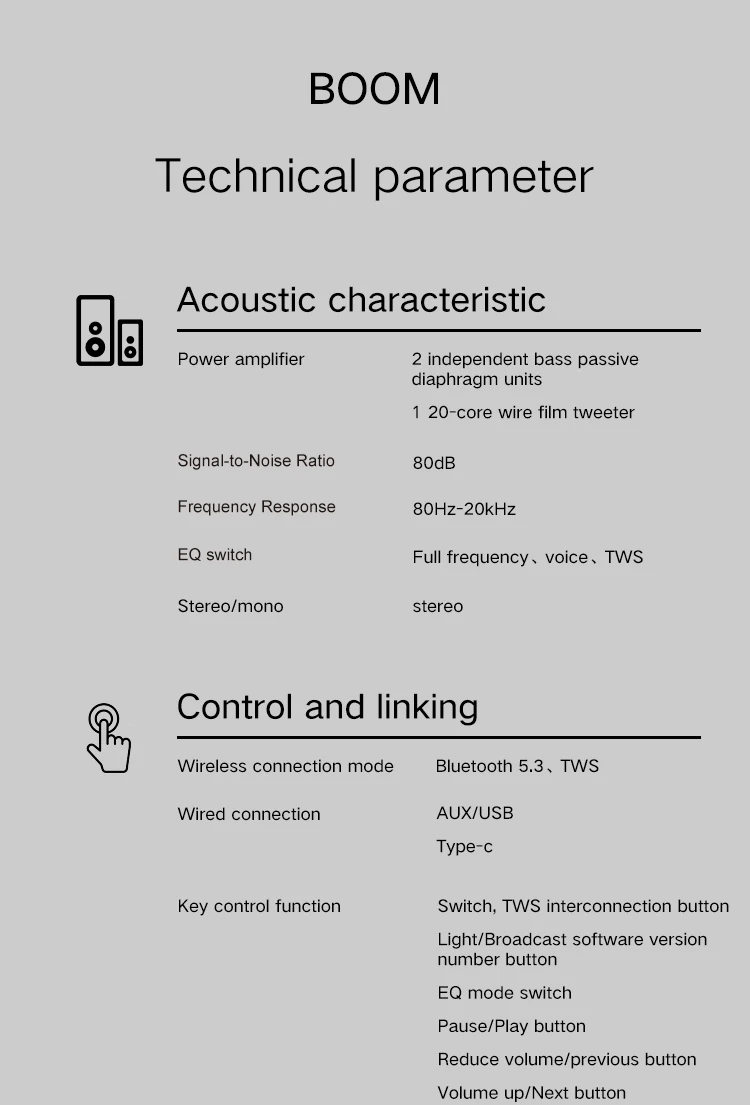 Потужна портативна колонка bluetooth Xdobo BMTL BOOM IPX6 Black Фото №9