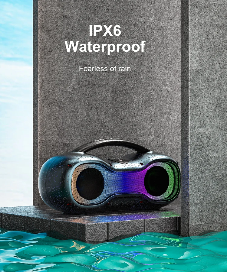 Акустика Xdobo Dream IPX6 |BT5.3, TWS, DSP, AUX/TF/USB, 80W, 12h| Фото №9