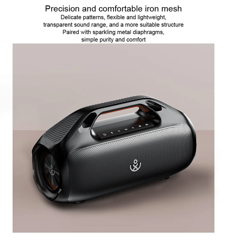 Акустика Xdobo Kungfu IPX7 |BT5.3, 160W, TWS, USB/AUX, 20h| Black Фото №10