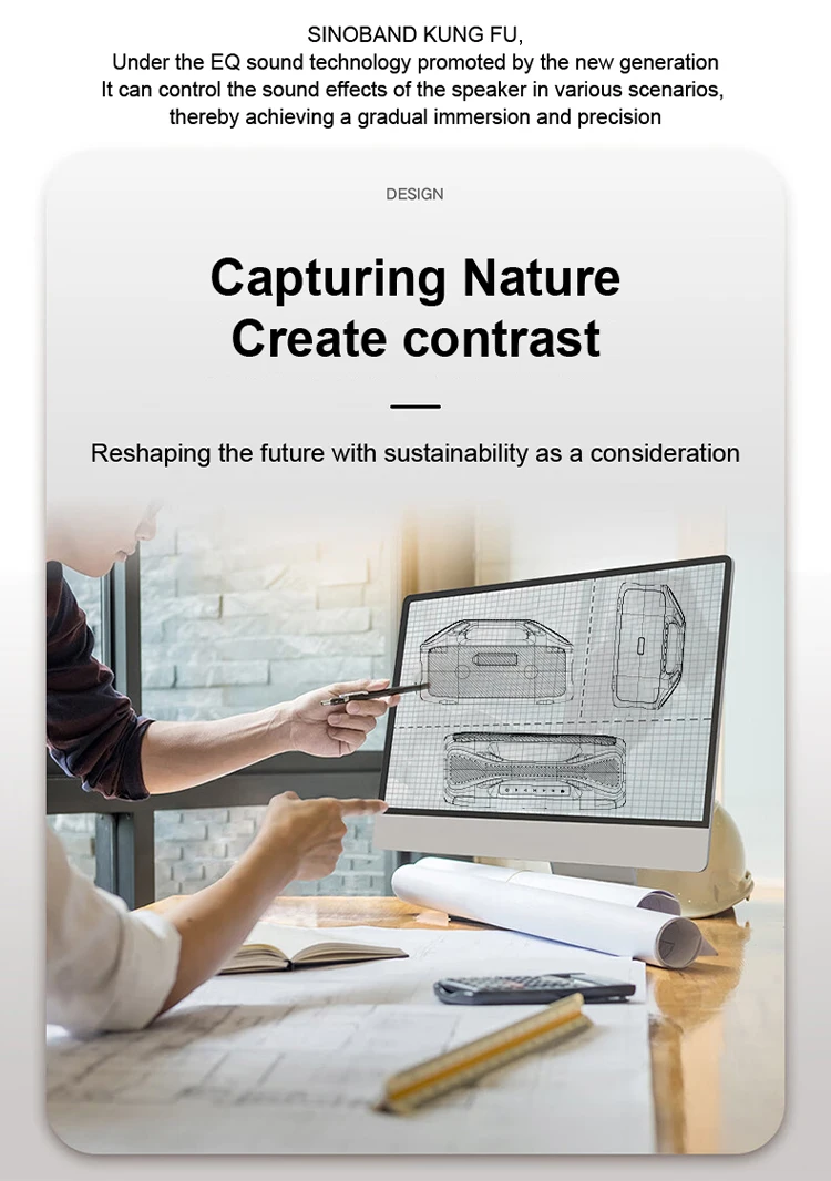 Акустика Xdobo Kungfu IPX7 |BT5.3, 160W, TWS, USB/AUX, 20h| Black Фото №9